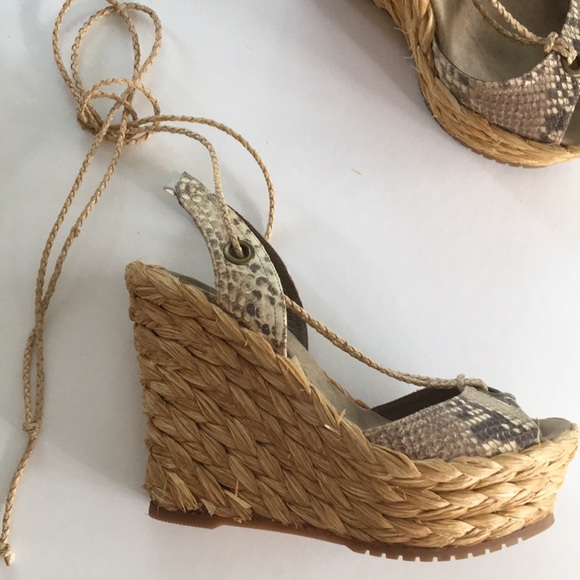 Jean-Michel Cazabat platform espadrilles size 8 - Picture 6 of 7